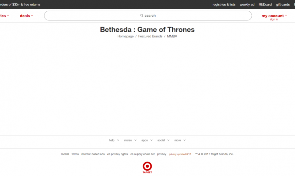 Game of Thrones от Bethesda - ложь!