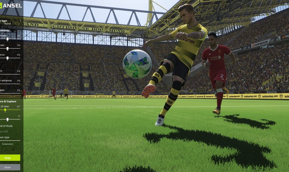 Новый трейлер PES 2018 на PC и Nvidia Ansel