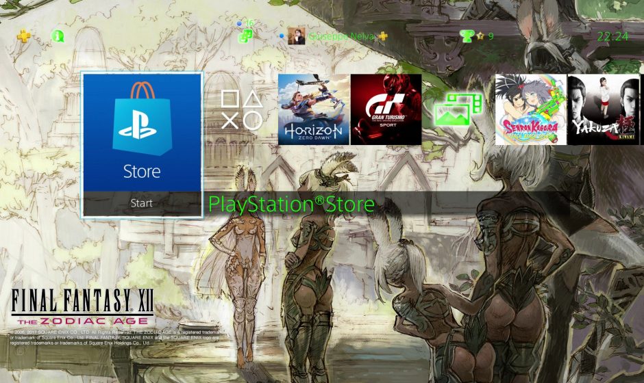 Новая тема для PS4 в честь продажи миллиона Final Fantasy XII
