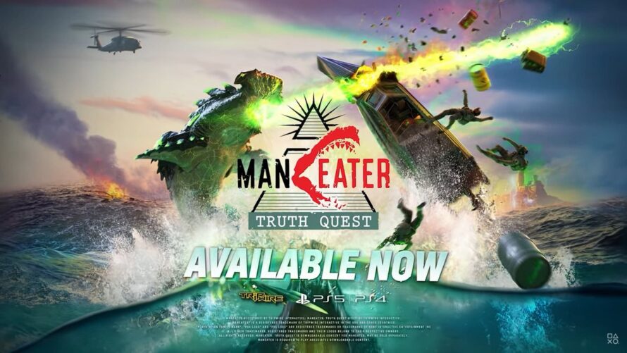 Свежий трейлер Maneater: Truth Quest