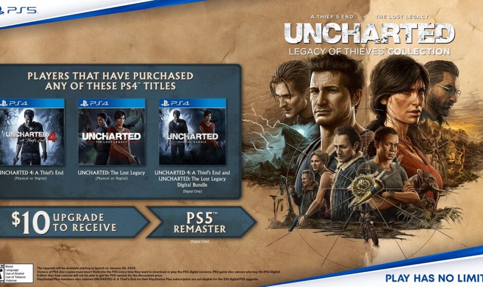 Uncharted: Legacy of Thieves выходит на PS 5